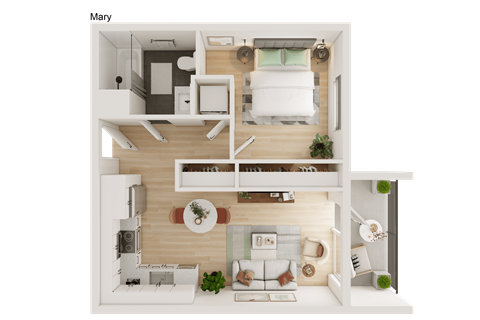 Floor Plan at Luella, Sacramento, CA, 95811